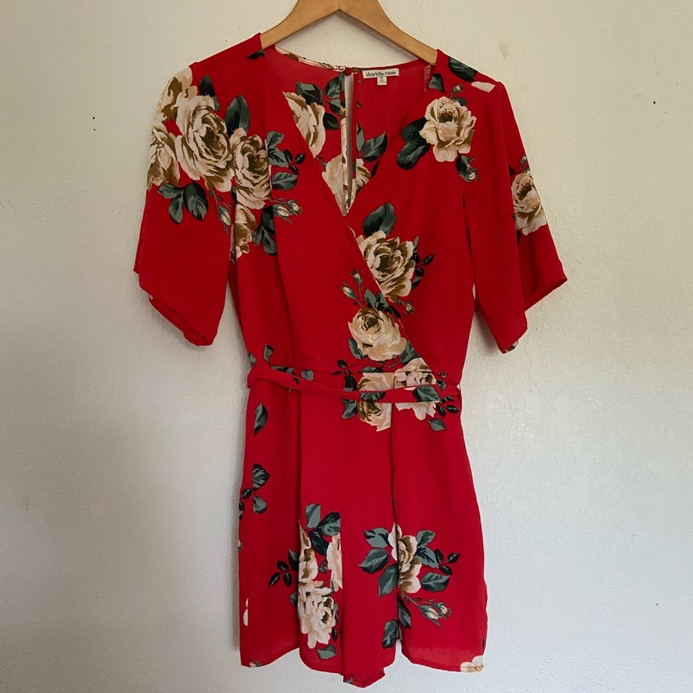 Charlotte Russe Floral Romper